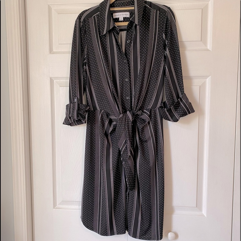 Front tie dress